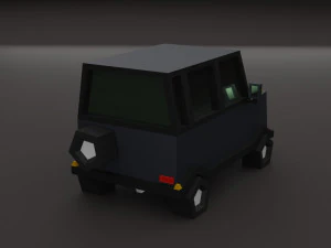 Lowpoly cars 3D Model