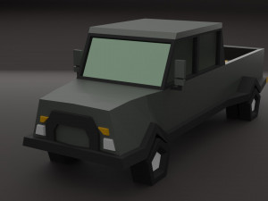 Lowpoly cars 3D 모델