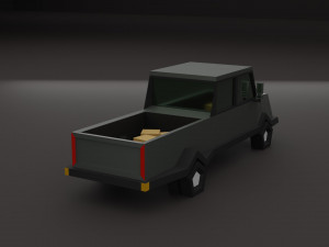 Lowpoly cars 3D 모델