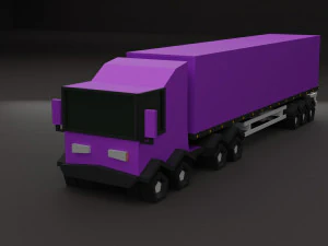 Lowpoly cars 3D Model