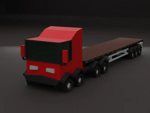 Lowpoly cars 3D Model