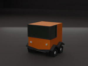 Lowpoly cars 3D Model