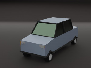 Lowpoly cars 3D 모델