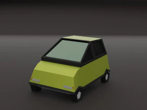 Lowpoly cars 3D Model