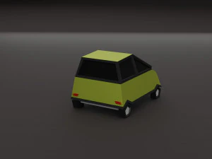 Lowpoly cars 3D Model