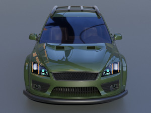Car Focus 2 tuning 3D 모델