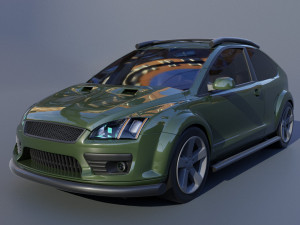 Car Focus 2 tuning 3D 모델
