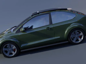 Car Focus 2 tuning 3D Model