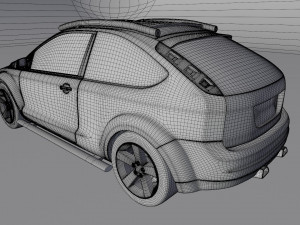 Car Focus 2 tuning 3D 모델