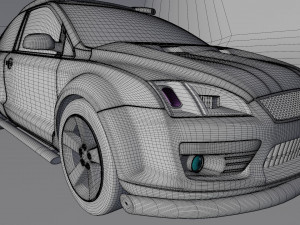 Car Focus 2 tuning 3D 모델