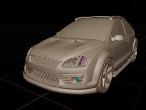 Car Focus 2 tuning 3D 모델