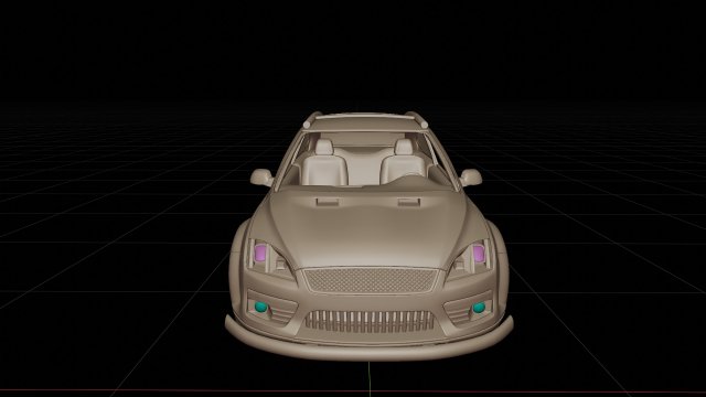 Car Focus 2 Tuning 3D Модель In Гоночные 3DExport