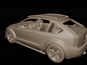 Car Focus 2 tuning 3D 모델