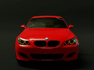 汽车 M5 E60 2007 3D 模型