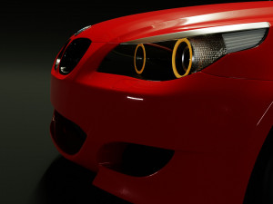 Car M5 E60 2007 3D Модель