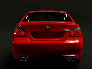 Car M5 E60 2007 3D Модель