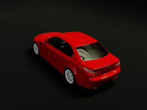 Car M5 E60 2007 3D Модель