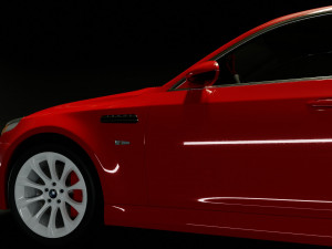 Car M5 E60 2007 3D Модель