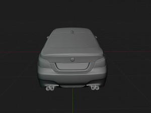 Car M5 E60 2007 3D Модель
