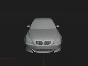 Car M5 E60 2007 3D Модель