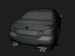 Car M5 E60 2007 3D Модель
