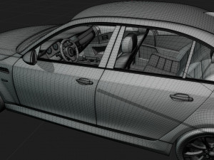Car M5 E60 2007 3D Модель