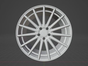 Disk wheel 3D Model