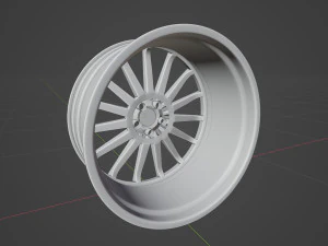 Disk wheel 3D Model