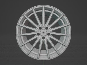 Disk wheel 3D Model