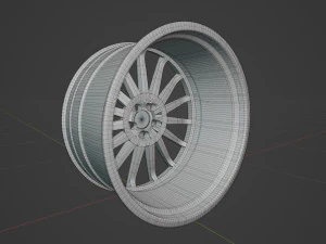 Disk wheel 3D Model