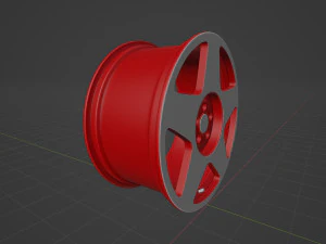 Disk Wheel Rims 3D Model