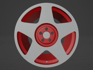 Disk Wheel Rims 3D Model