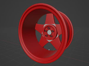 Disk Wheel Rims 3D Model