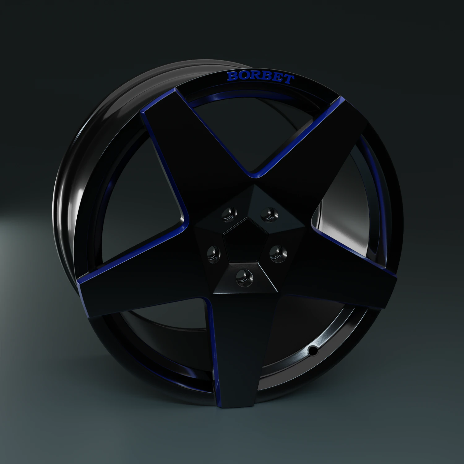 Wheel disk rim 3D Model .c4d .max .obj .3ds .fbx .stl .blend 
