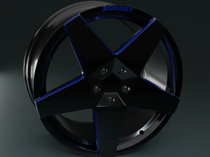 Wheel disk rim 3D Model