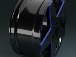 Wheel disk rim 3D Model