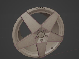 Wheel disk rim 3D Model