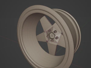 Wheel disk rim 3D Model
