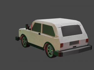 Car NivaVAZ 2121 4x4 3D Model