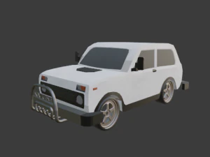 Samoch&oacute;d Niva VAZ 2121 4x4 Model 3D