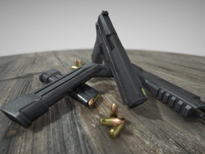 SIG Sauer P320 3D Model