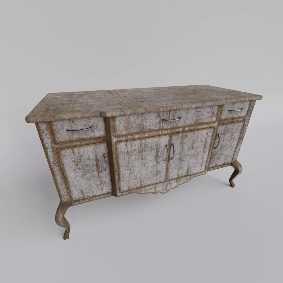 Bedside table 3D Model .c4d .max .obj .3ds .fbx .stl .blend 