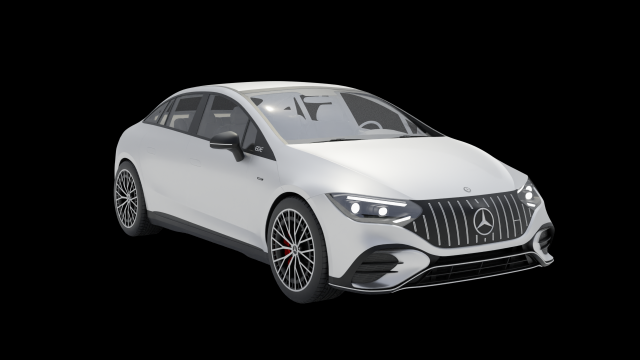 Mercedes Benz EQE 53 AMG 3D 模型 .c4d .max .obj .3ds .fbx .stl .blend 