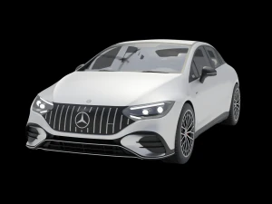 Mercedes Benz EQE 53 AMG 3D Model