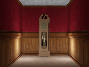 Standing Clock 3D Model