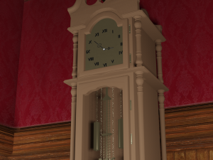 Standing Clock 3D 模型