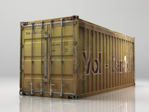 Container Modèle 3D