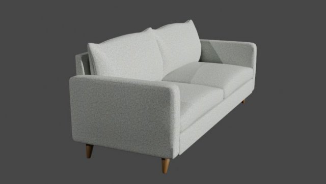 Sofa 3D Модель .c4d .max .obj .3ds .fbx .stl .blend