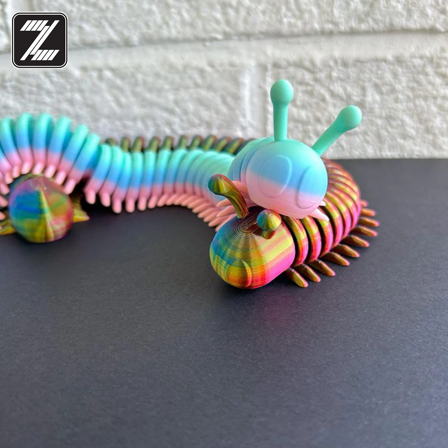 Flexi Millipede 3D Print Model .c4d .max .obj .3ds .fbx .stl .blend 