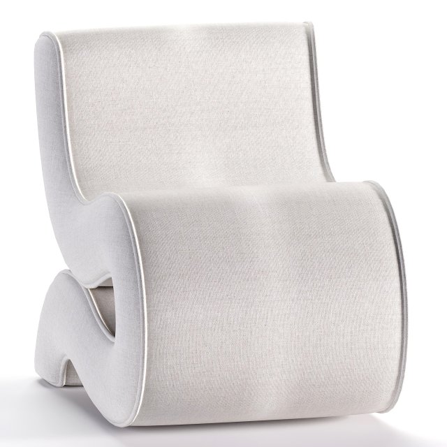 BondArmchairbyEichholtz 3D Модель .c4d .max .obj .3ds .fbx .stl .blend